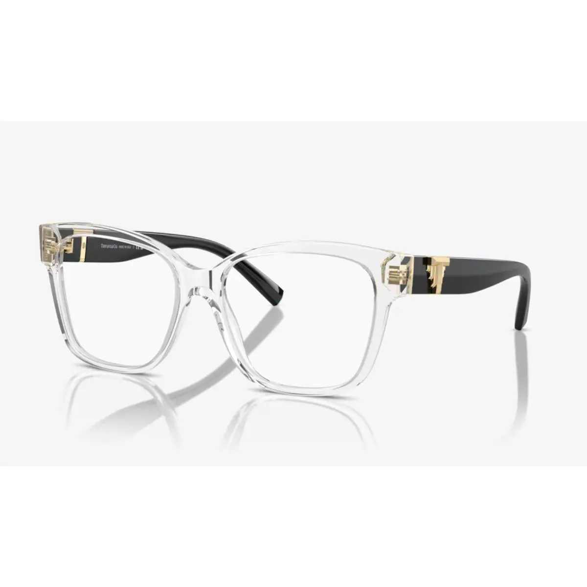 Tiffany Co. Eyeglasses TF 2246 8047 54-16 140 Crystal Frames Gold T Logos
