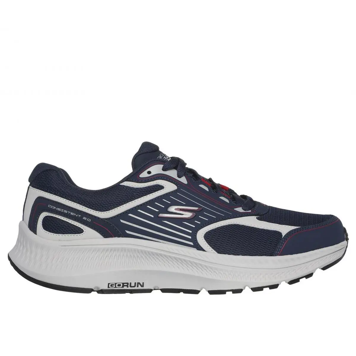 Men`s Go Run Consistent 2.0 Sneaker Navy/red - 220866-NVRD Navy/red by Skechers