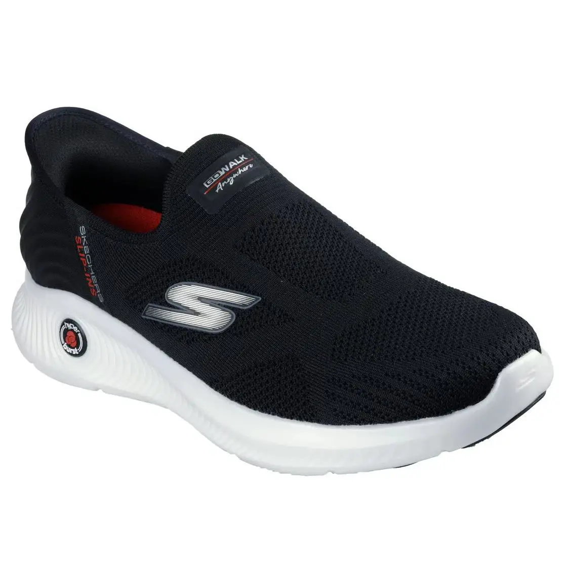 Skechers shoes - GO WALK Anywhere - The Tourist - 216301 BKW - Black/White 4