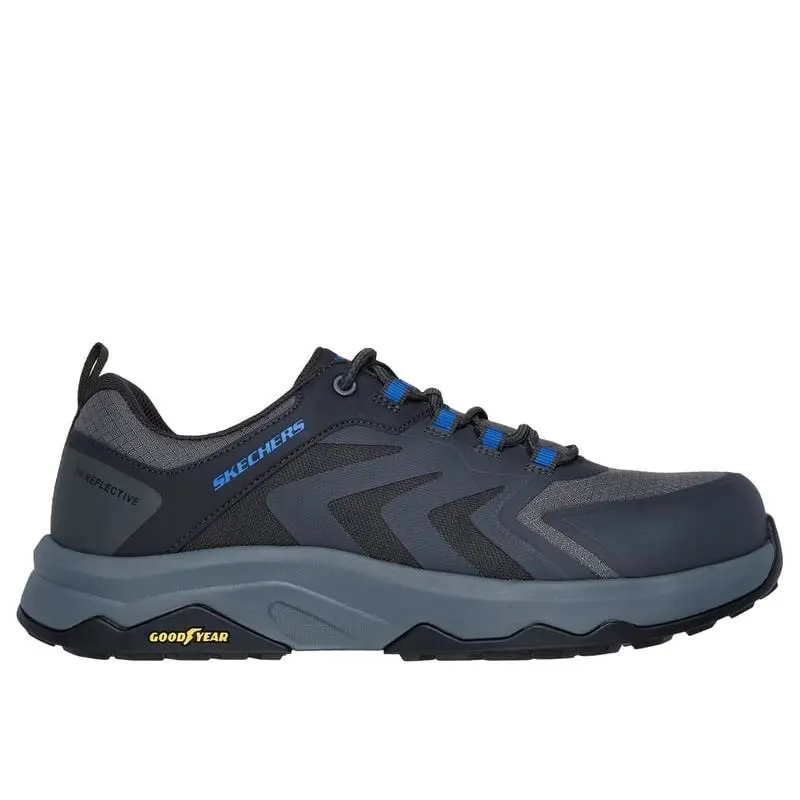 Skechers Work Men`s Work: Speed-flex Trekker Composite Toe Work Shoe Charcoal - CHARCOAL