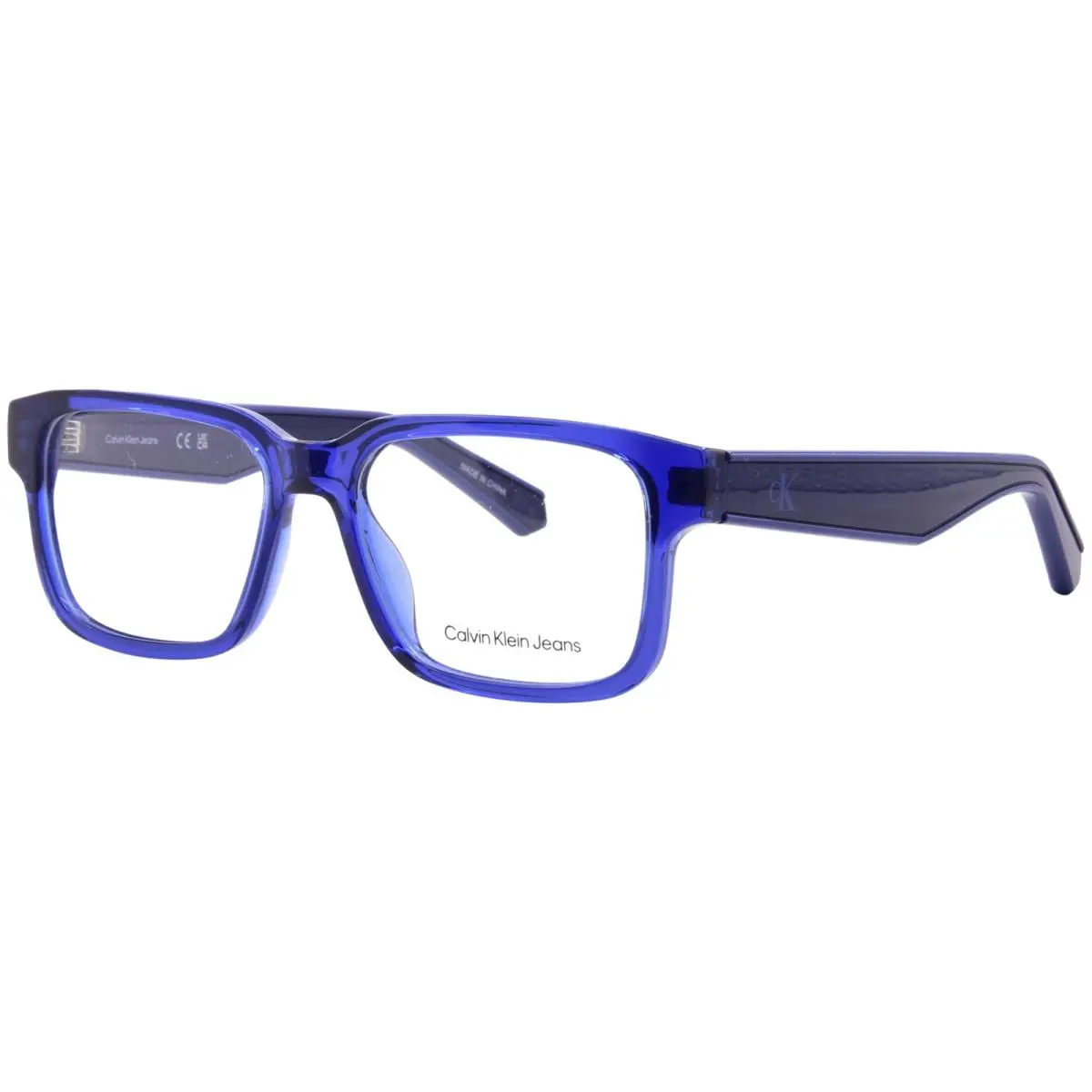 Calvin Klein Jeans CKJ25302 400 Eyeglasses Youth Kids Boy`s Blue Full Rim 49mm