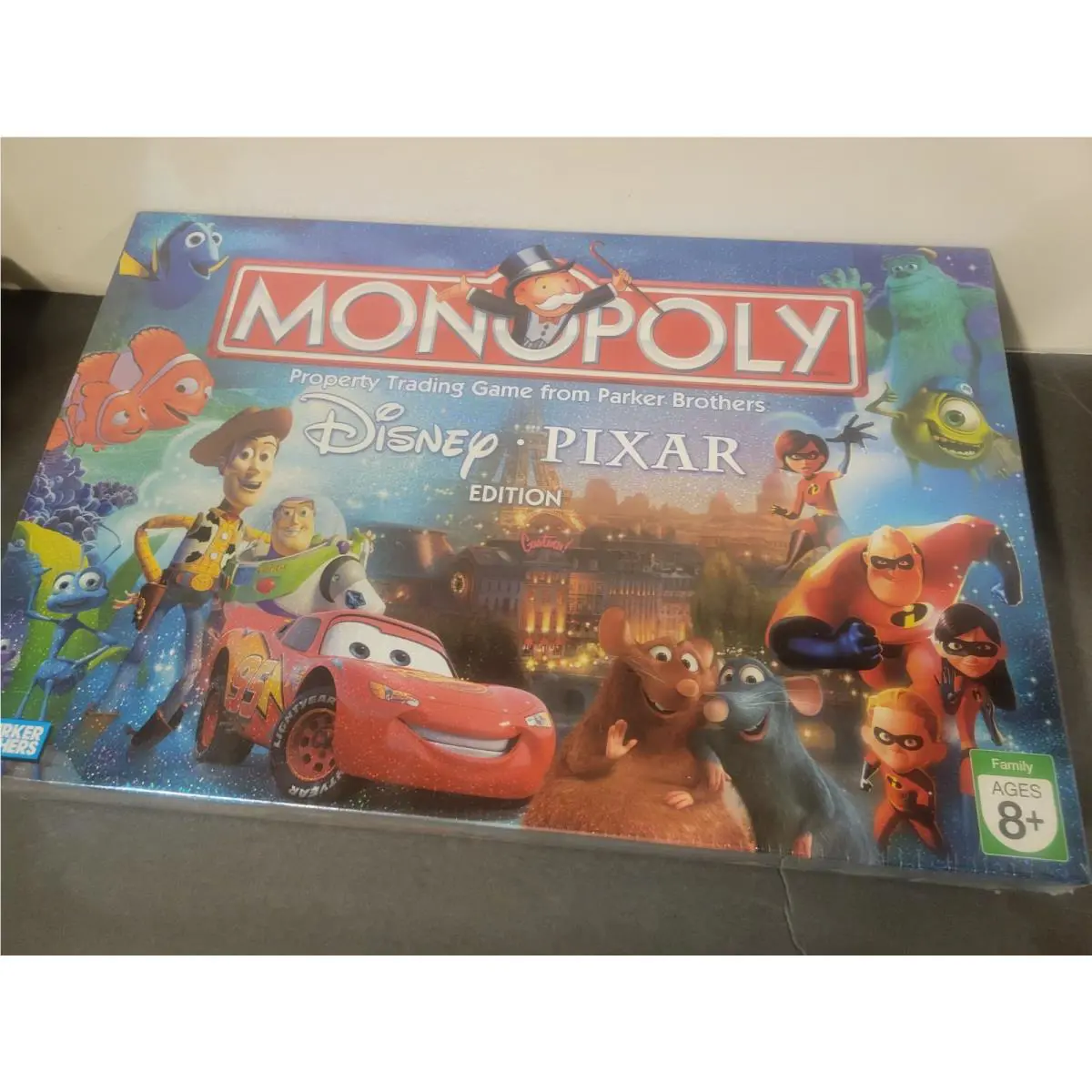 Monopoly Disney Pixar Edition Board Game 2007 Hasbro Neq