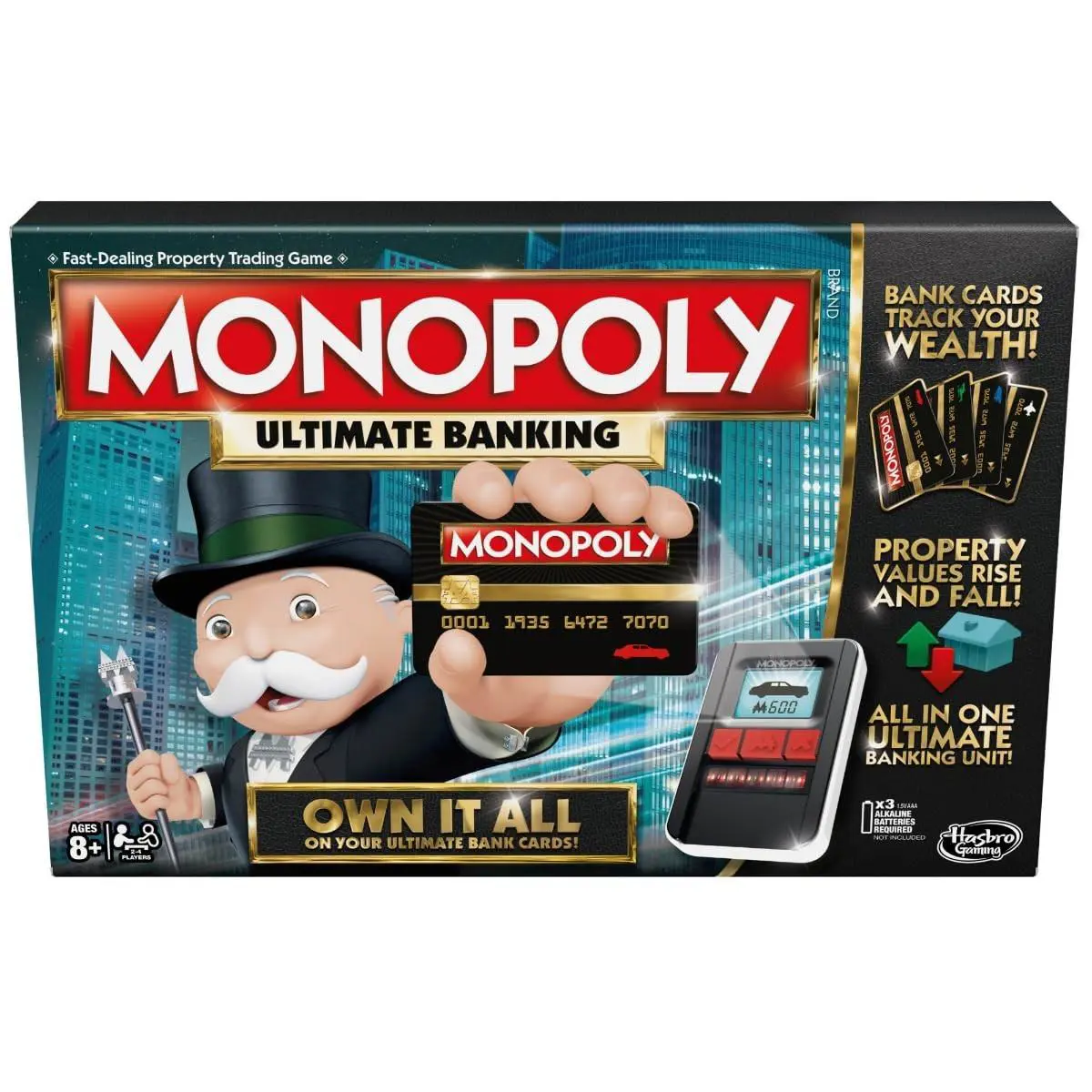 Monopoly Ultimate Banking Edition Electronic Board Game Family Kids