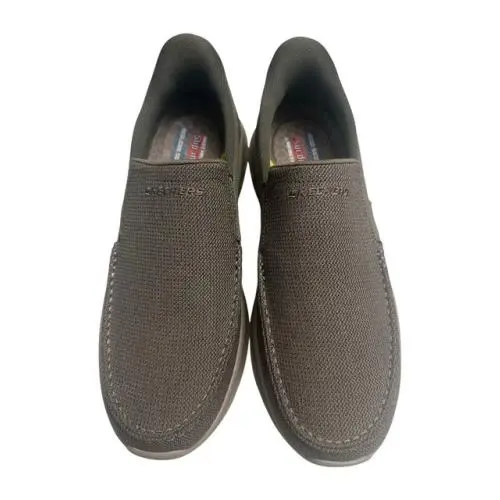 Skechers Hands Free Slip-ins Pollard Wilfred Mens Size 13 Shoes Taupe 205451