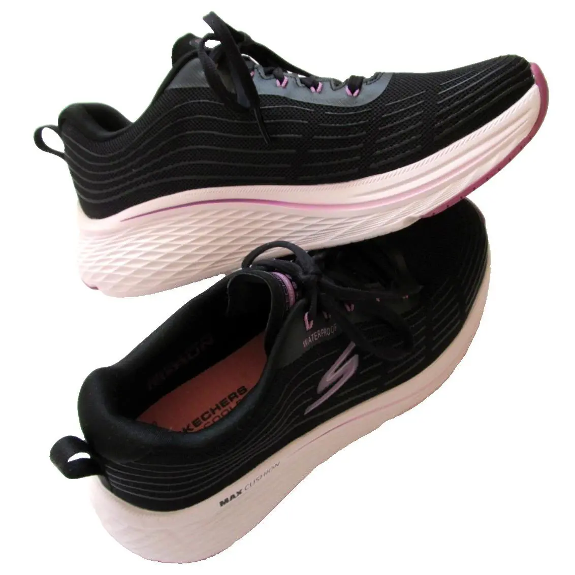 Skechers shoes - SKECHERS Waterproof - Waterproof - 129618 - Black (UPC: 197976215078) 3