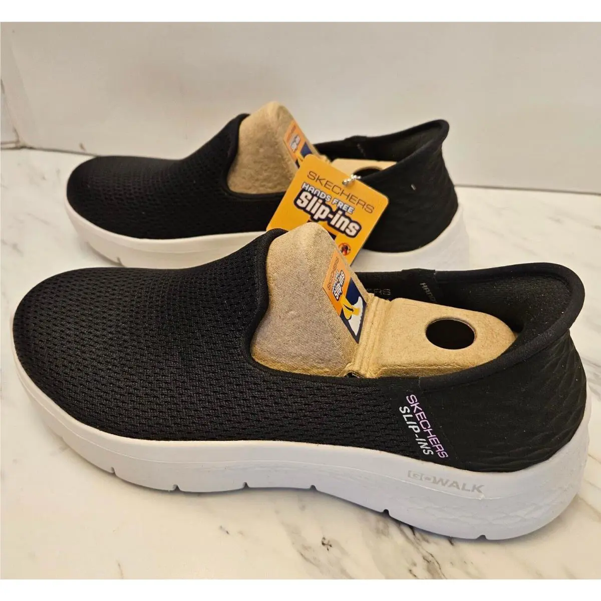 Skechers shoes - GO WALK FLEX - WALK FLEX - black /white 0