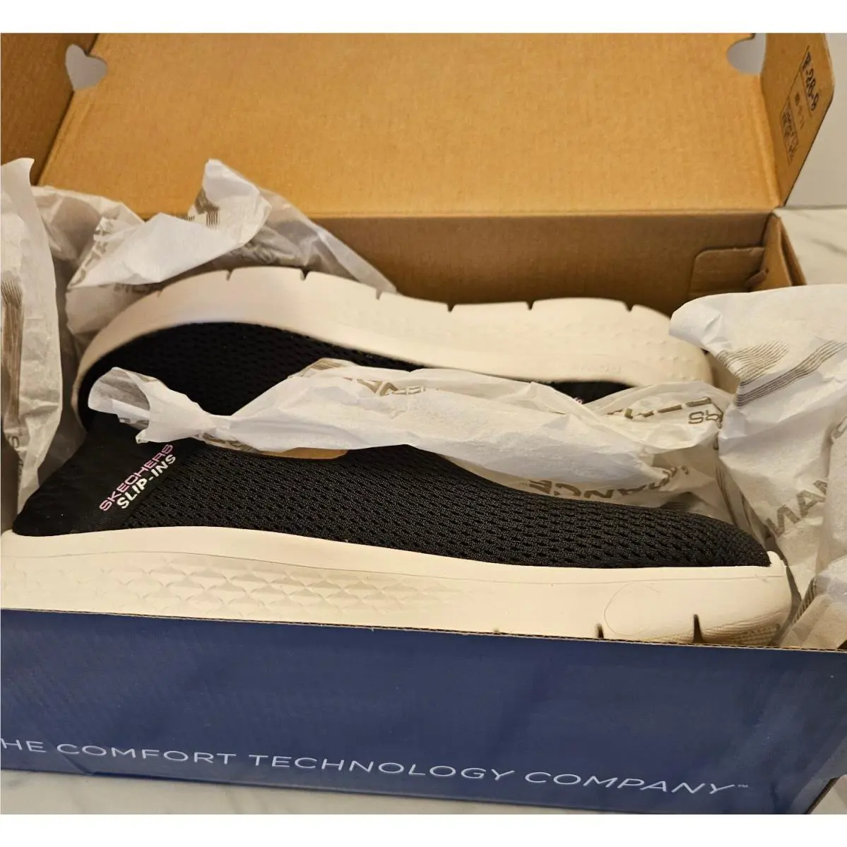 Skechers shoes - GO WALK FLEX - WALK FLEX - black /white 3