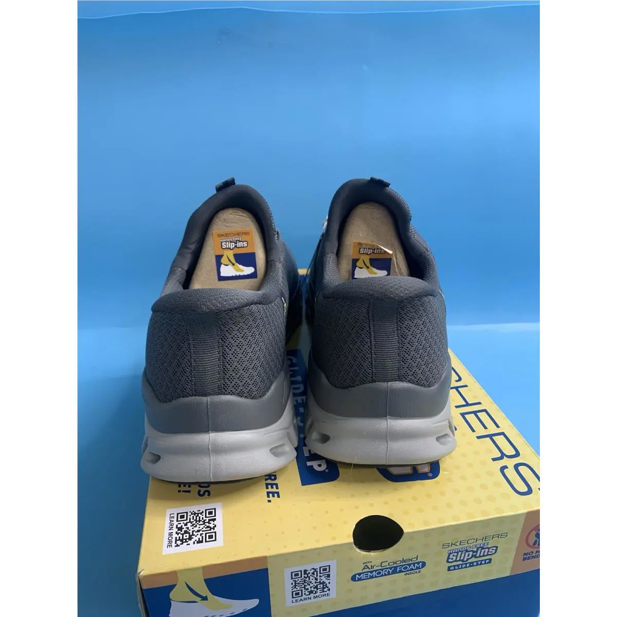 Skechers shoes - SKECHERS Glide-Step - Charcoal/Green 3