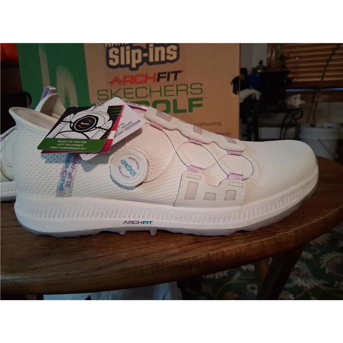 Skechers shoes - Go Golf Elite 5 Twist Slip On - White 0