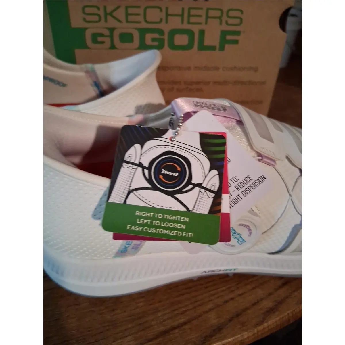Skechers shoes - Go Golf Elite 5 Twist Slip On - White 1