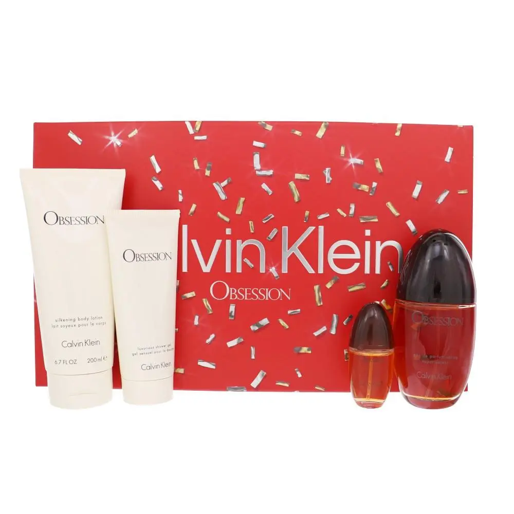 Obsession  Gift Set For Women 4 Piece Set For Women: 3.4 Oz Eau by Calvin Klein