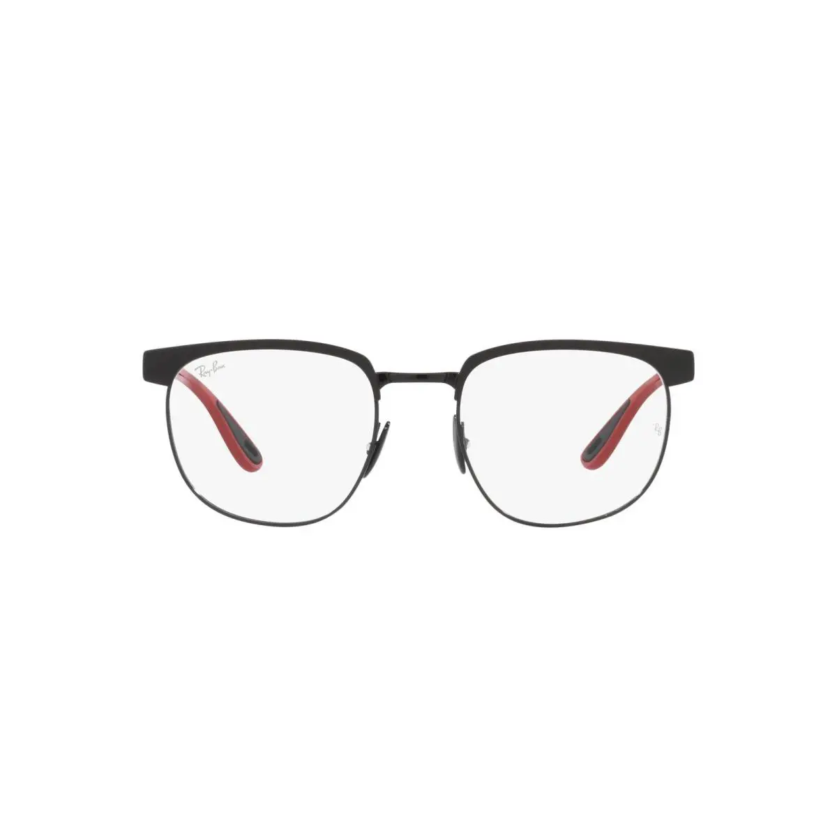 Ray-ban Scuderia Ferrari Collection Square Frames Matte Black On Black 51 mm - Matte Black on Black/Demo Lens