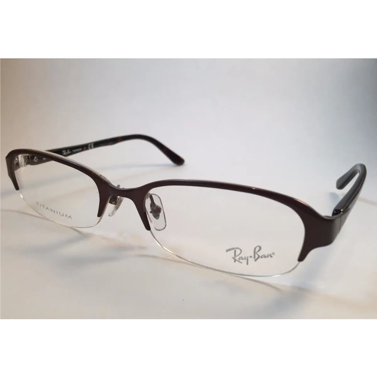 Ray Ban Eyeglasses RB 8719 D 1093 Havana 60-11-140 Titanium