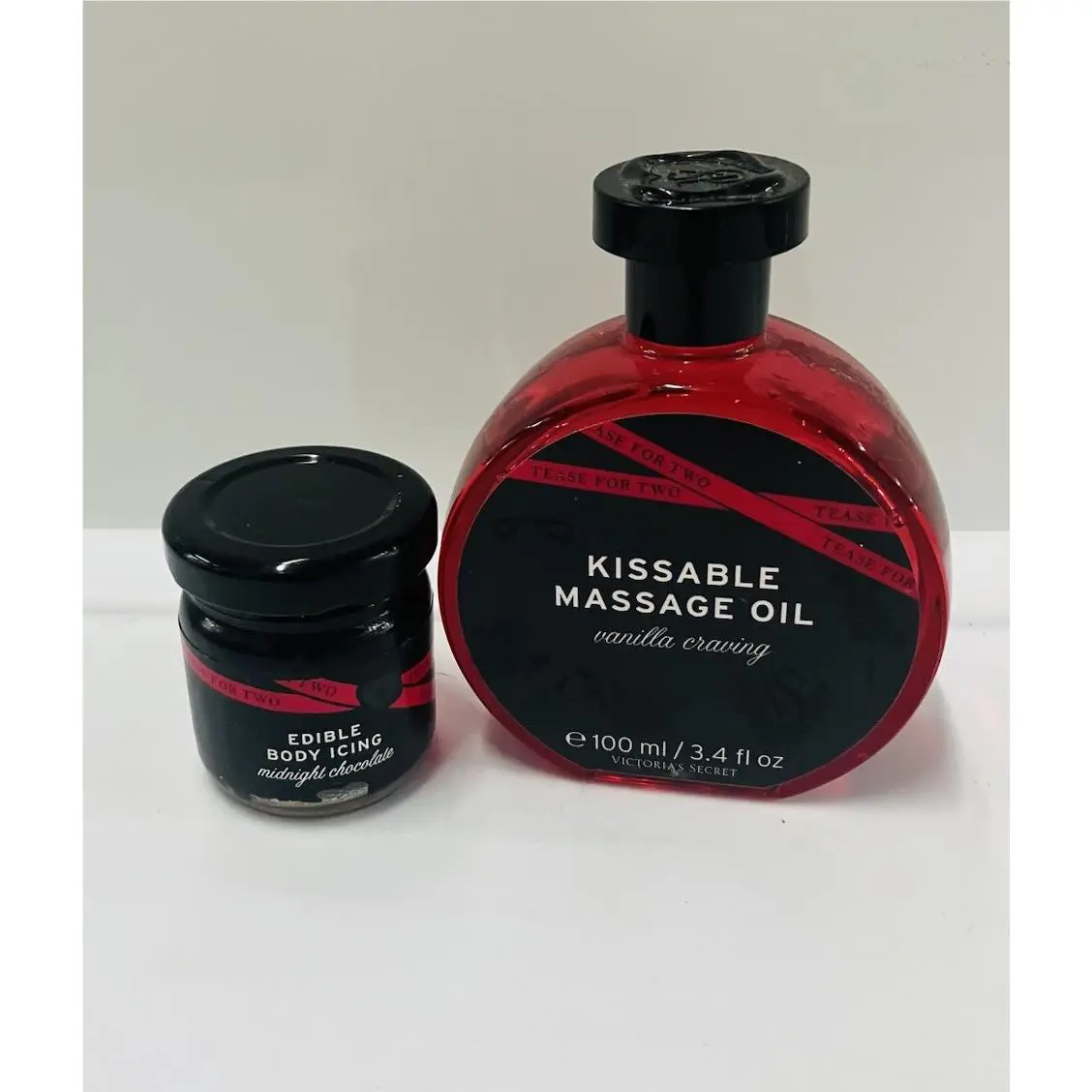 Victorias Secret Vanilla Craving Tease For Two Kissable Massage Oil Edible Body