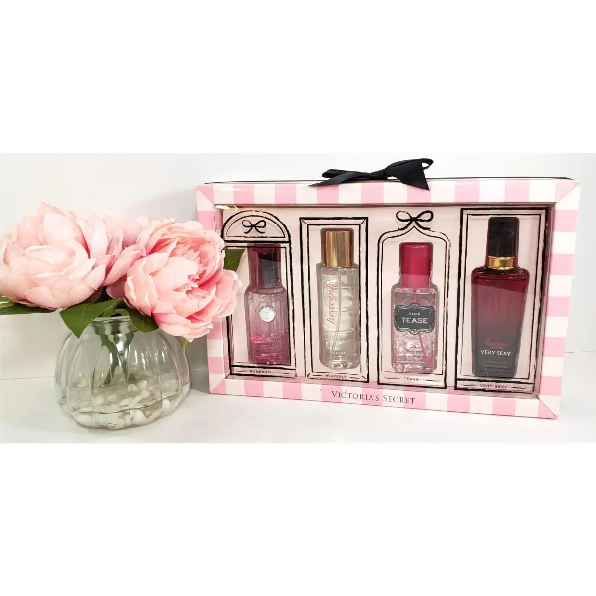 Victoria`s Secret Noir Tease Very Sexy Set of 4 Rare