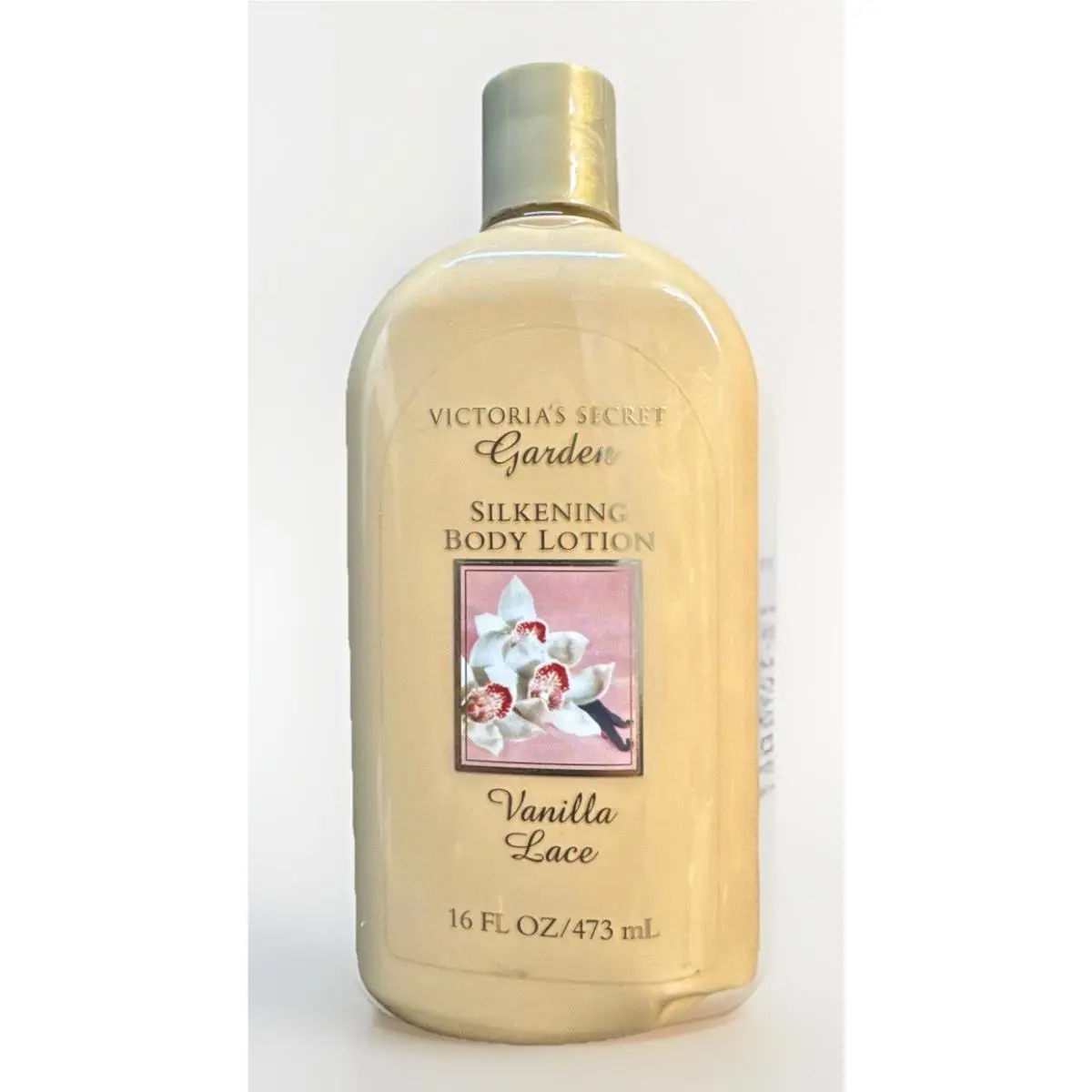 Vintage Victorias Secret Garden Silkening Vanilla Lace Lotion 16oz Dented Bottle