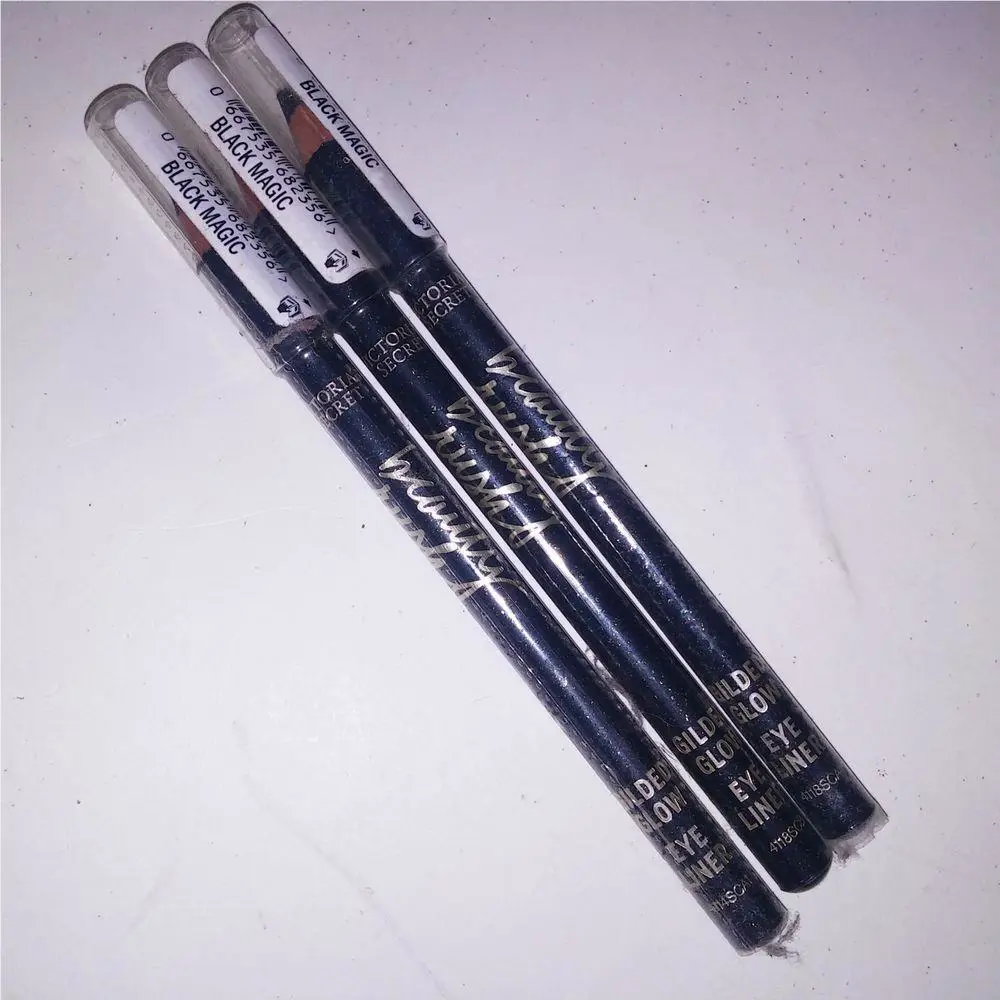 Set of 3 Victoria Secret Beauty Rush Gilded Glow Eye Liner Black Magic