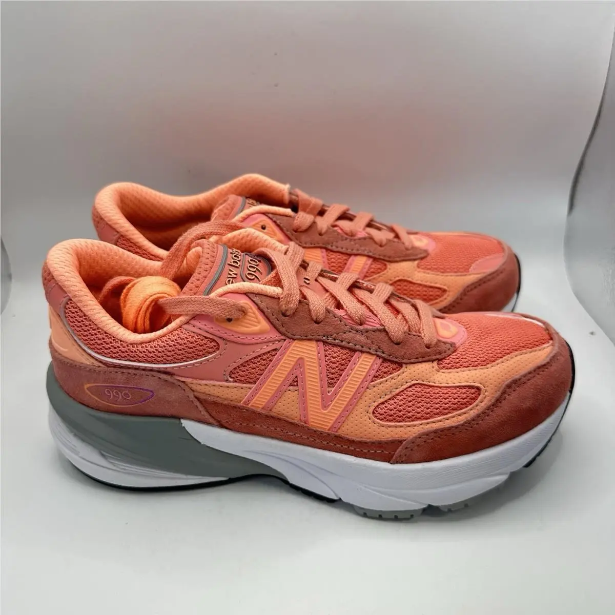 New Balance shoes - New Balance 990v6 - U990SR6 - Sunrise Rose/White 1