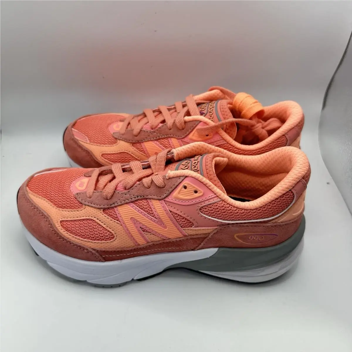 New Balance shoes - New Balance 990v6 - U990SR6 - Sunrise Rose/White 2