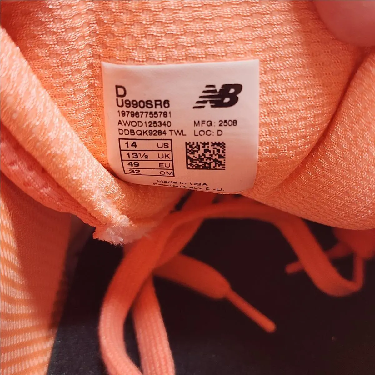 New Balance shoes - New Balance 990 - U990SR6 - Orange 5