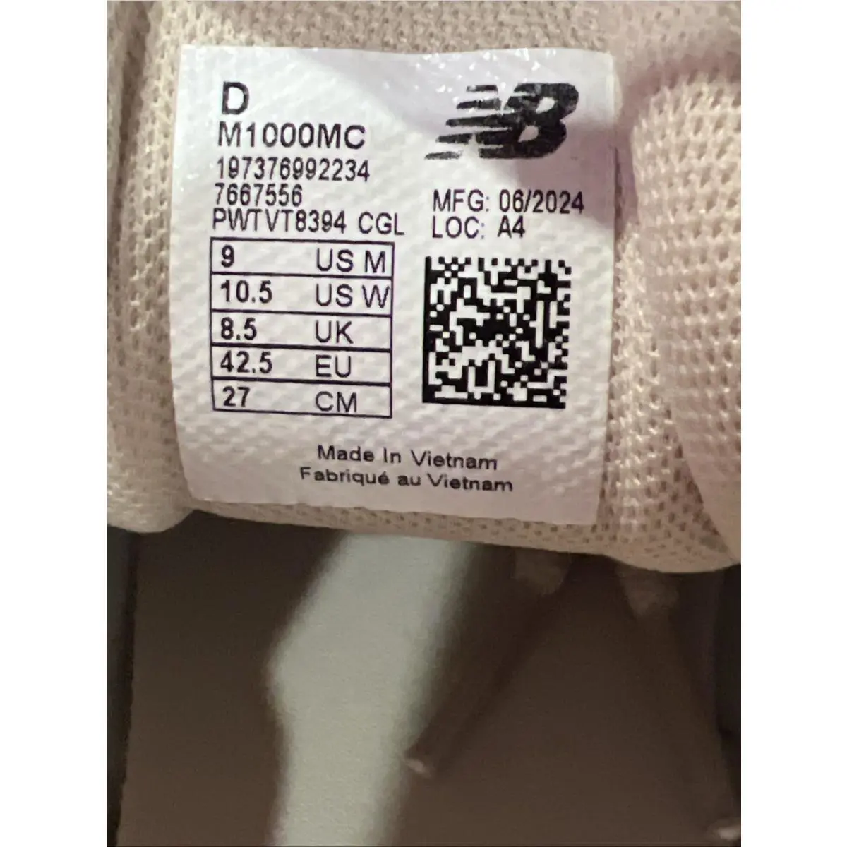 New Balance shoes - New Balance 1000 - M1000MC - Real Pink / Beige, Manufacturer: Real Pink/Sandstone (UPC: 0197376992234) 18