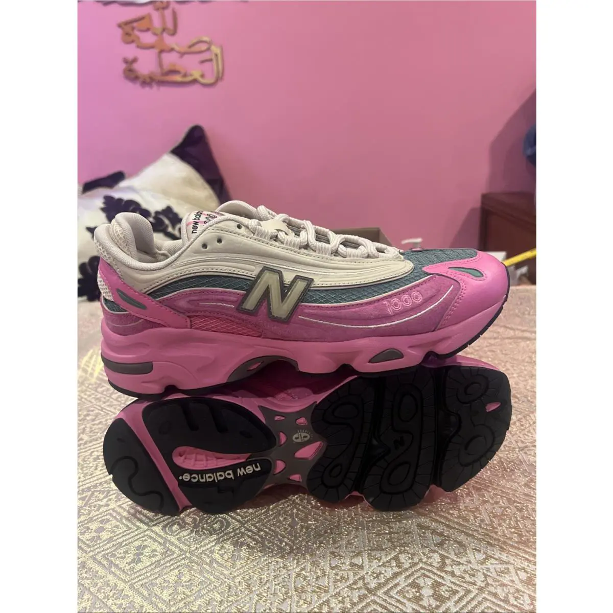 New Balance shoes - New Balance 1000 - M1000MC - Real Pink / Beige, Manufacturer: Real Pink/Sandstone (UPC: 0197376992234) 2