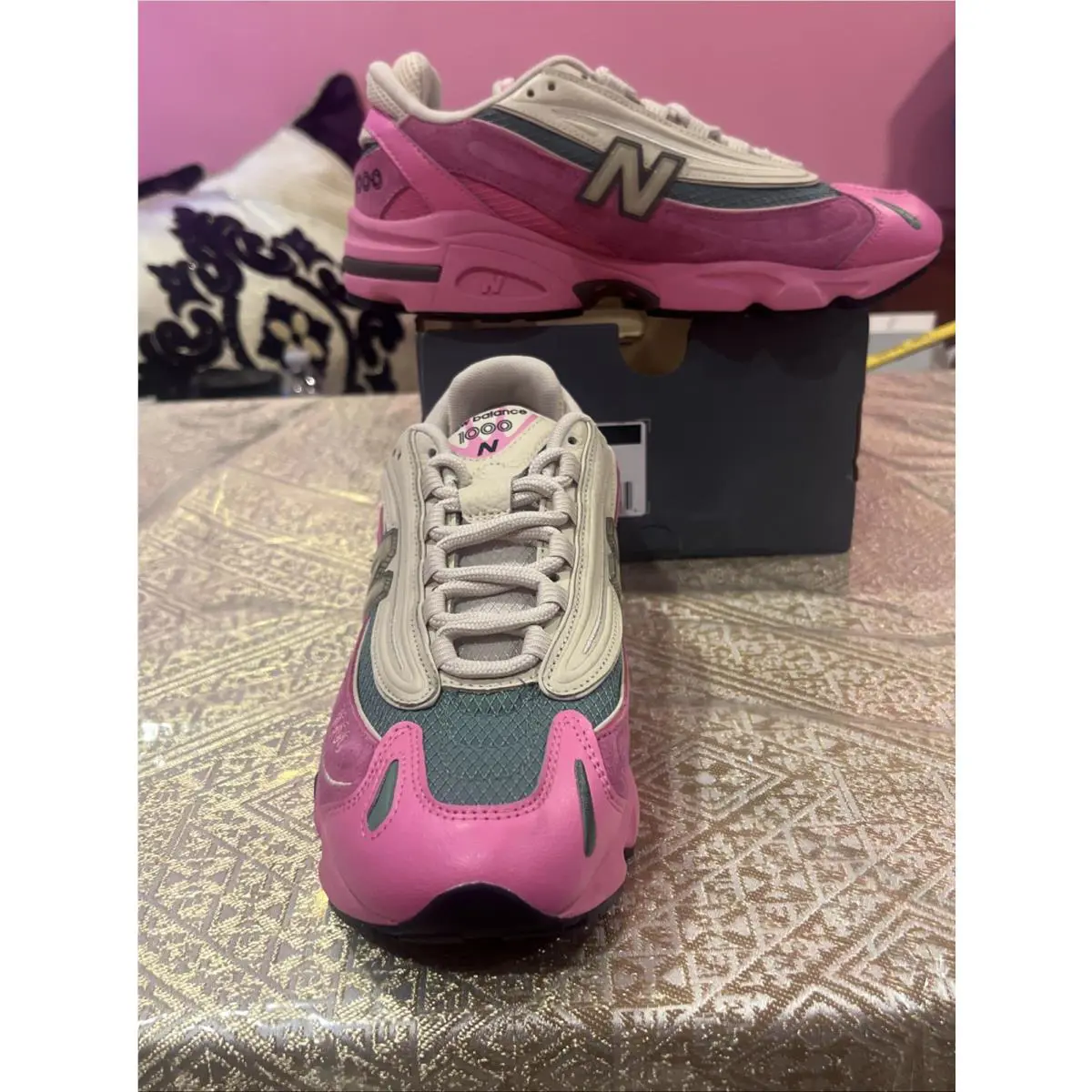 New Balance shoes - New Balance 1000 - M1000MC - Real Pink / Beige, Manufacturer: Real Pink/Sandstone (UPC: 0197376992234) 4