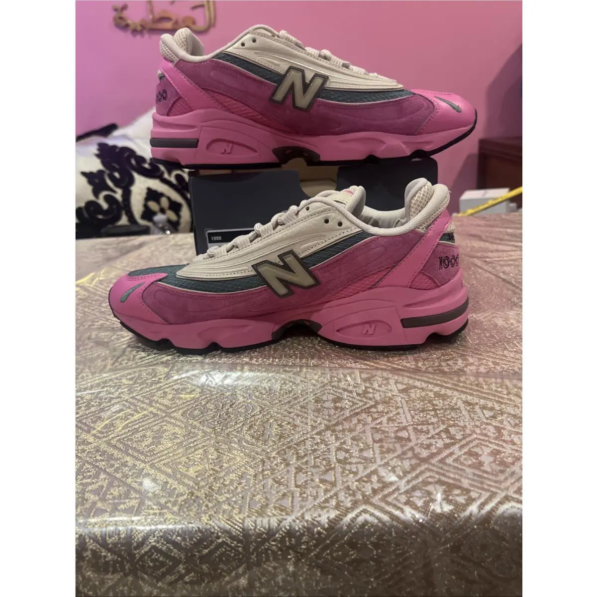New Balance shoes - New Balance 1000 - M1000MC - Real Pink / Beige, Manufacturer: Real Pink/Sandstone (UPC: 0197376992234) 5
