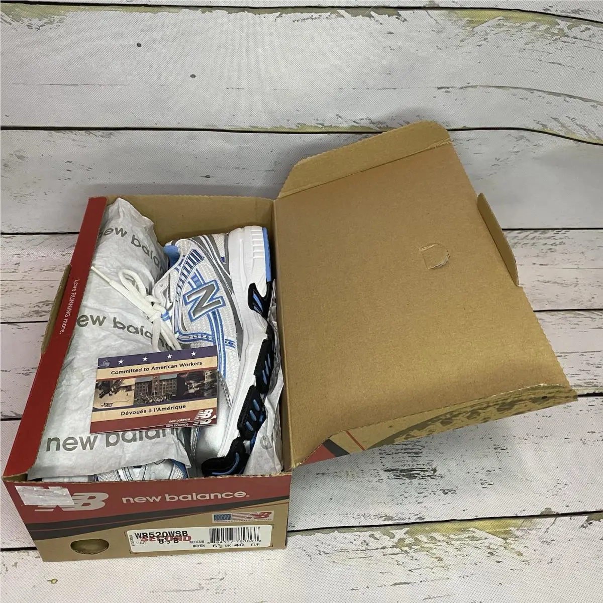 New Balance shoes - New Balance 520 - WR520WSB - White (UPC: 0884577780868) 5
