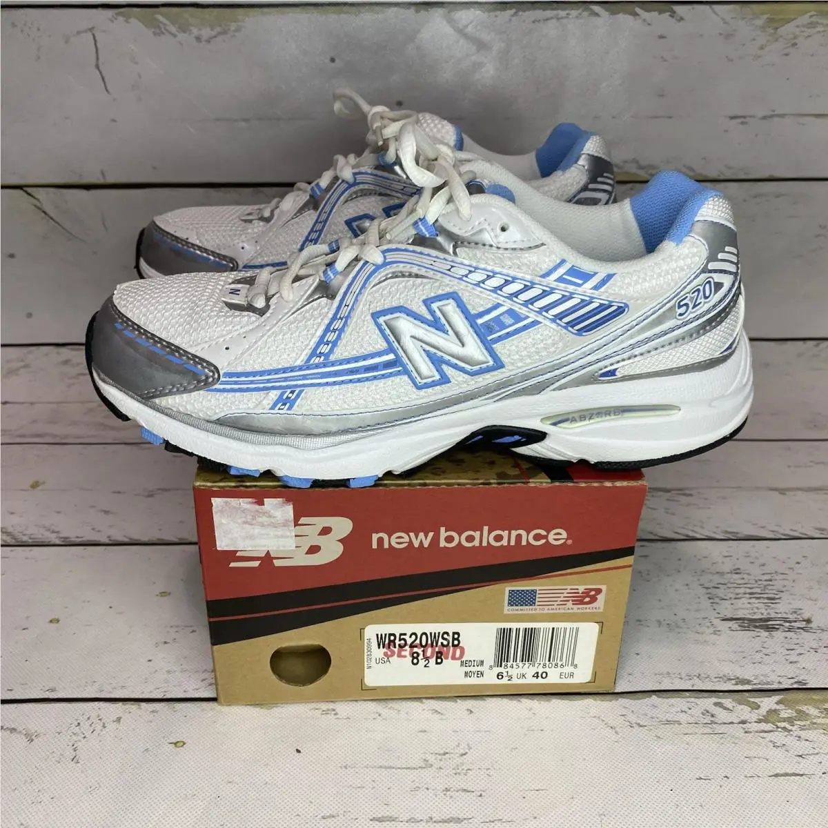 New Balance shoes - New Balance 520 - WR520WSB - White (UPC: 0884577780868) 0
