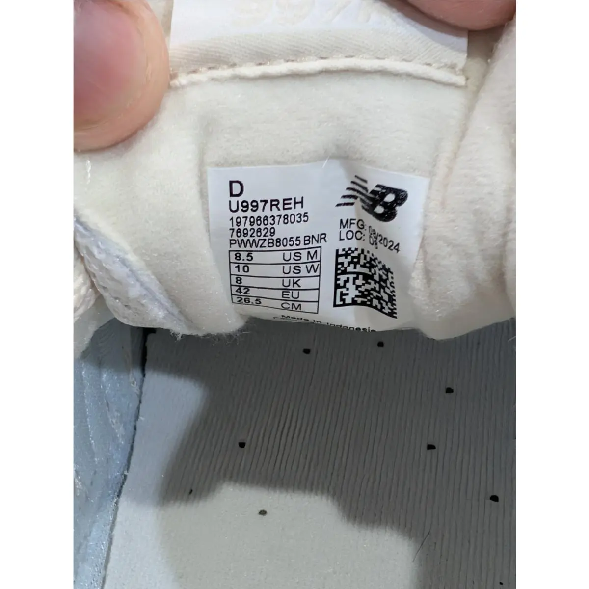 New Balance shoes - New Balance 997R - U997REH - White 1