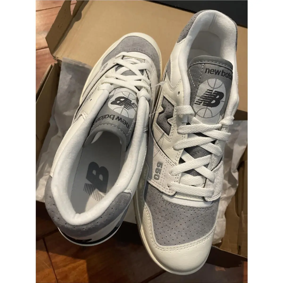 New Balance shoes - New Balance 550 - BB550LEM - Sea Salt/Slate Grey 1