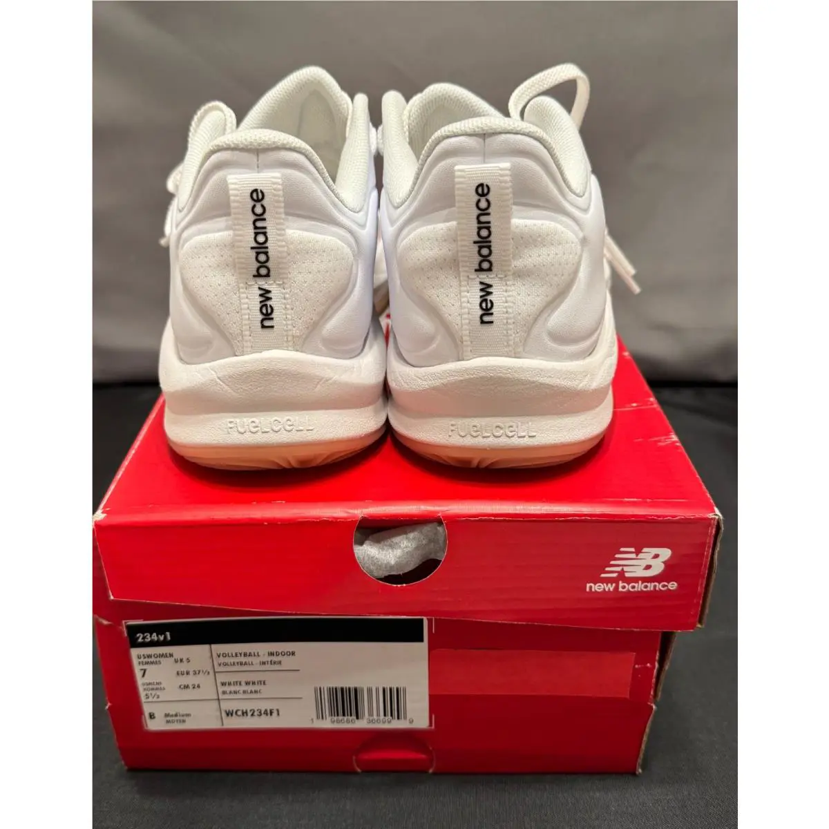 New Balance shoes - WCH234F1 - WCH234F1 - White/black (UPC: 198686366999) 5