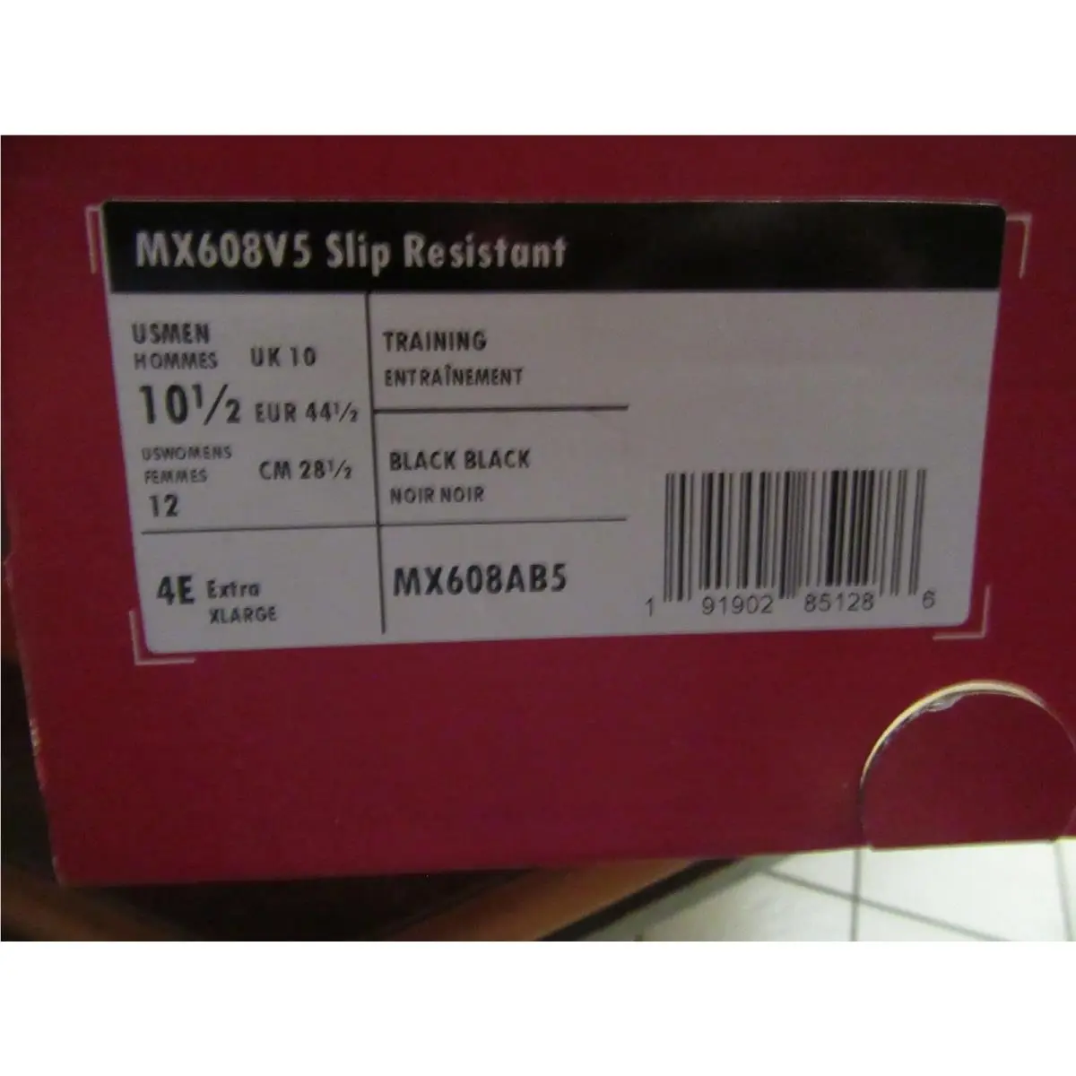 New Balance shoes - New Balance 608v5 - MX608AB5 - Black (UPC: 191902851286) 1