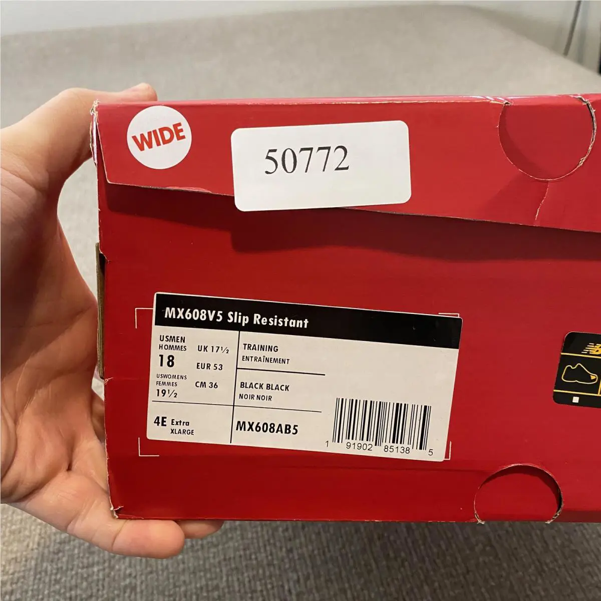 New Balance shoes - New Balance 608 - MX608AB5 - Black (UPC: 191902850166) 7