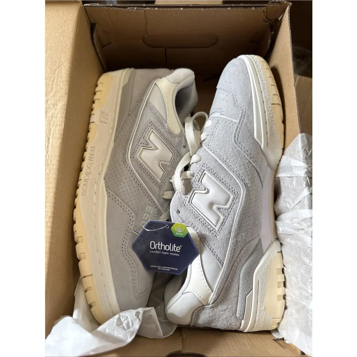 New Balance shoes - New Balance 550 - BB550SLB - Rain Cloud/Sea Salt/White 0