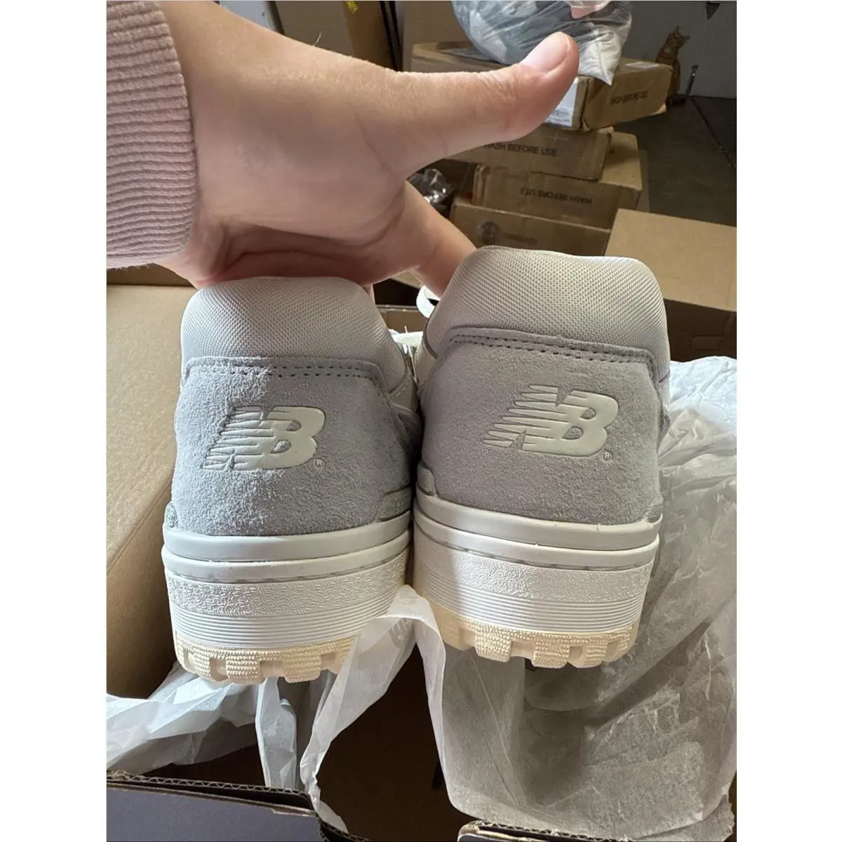 New Balance shoes - New Balance 550 - BB550SLB - Rain Cloud/Sea Salt/White 2