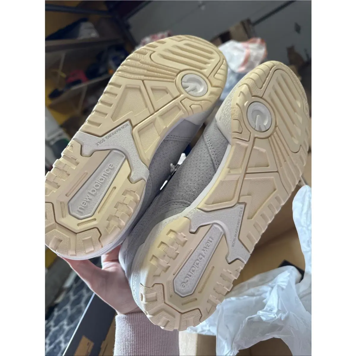 New Balance shoes - New Balance 550 - BB550SLB - Rain Cloud/Sea Salt/White 3