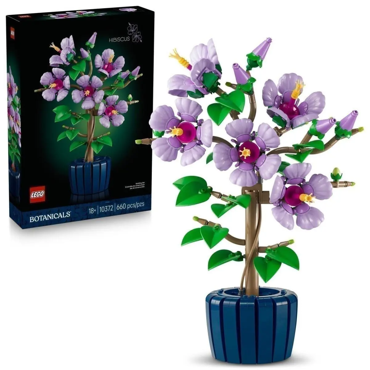 Lego Botanicals Hibiscus Flower Building Set - Artificial Plant