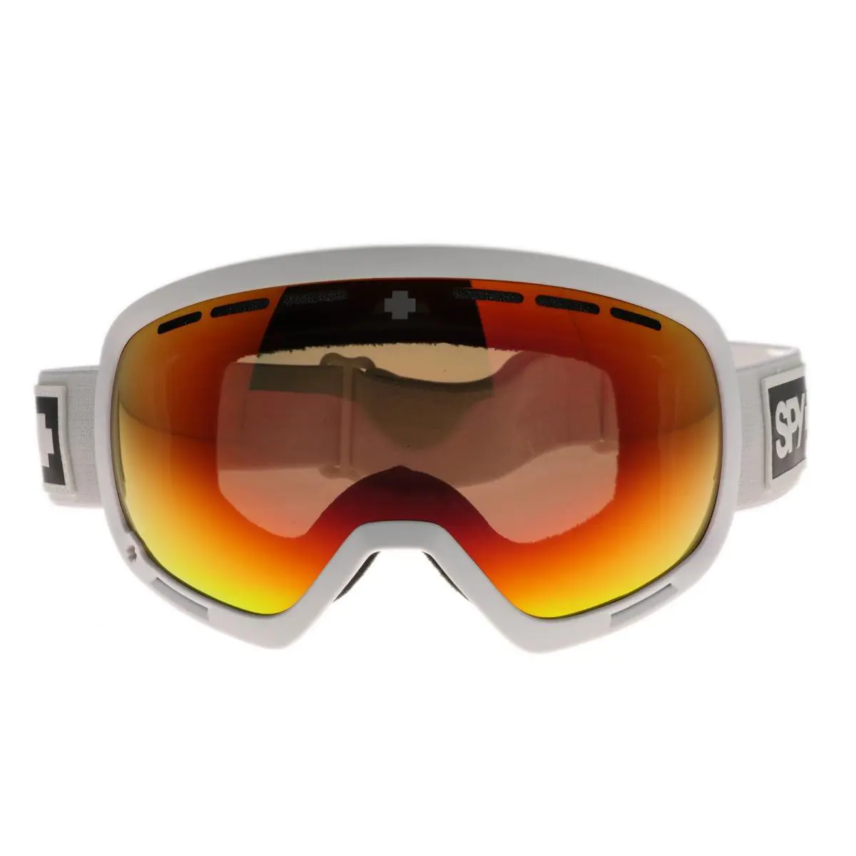Spy+ Optic 243966 Unisex Marshall Snow Goggle Matte White/red Spectra Mirror - Frame: Matte White, Lens: Red Spectra Mirror