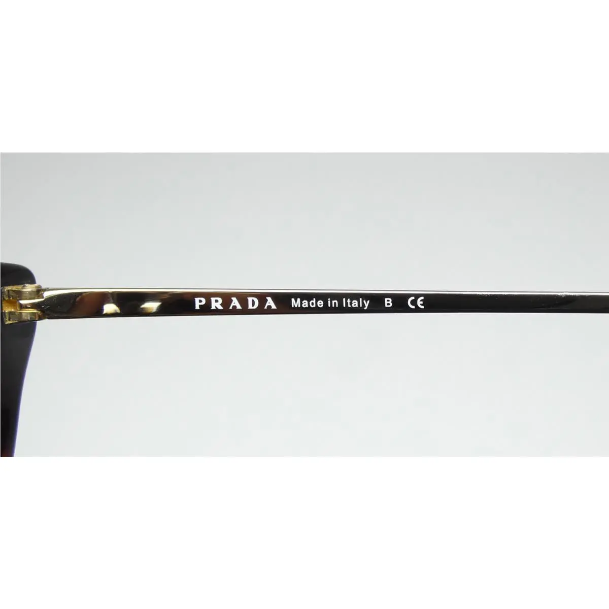 Prada eyeglasses - Vpr14x - Tortoise / Gold, Frame: Brown