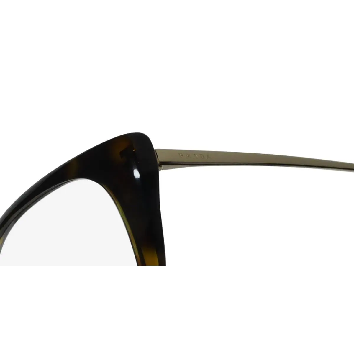 Prada eyeglasses - Vpr14x - Tortoise / Gold, Frame: Brown