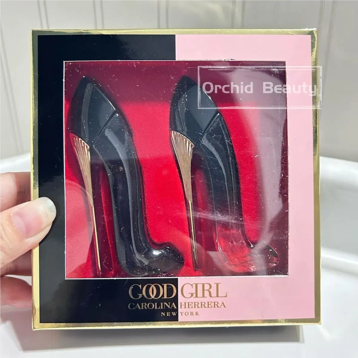 2PC Carolina Herrera Good Girl Good Girl Blush Elixir Edp Perfume Mini Set