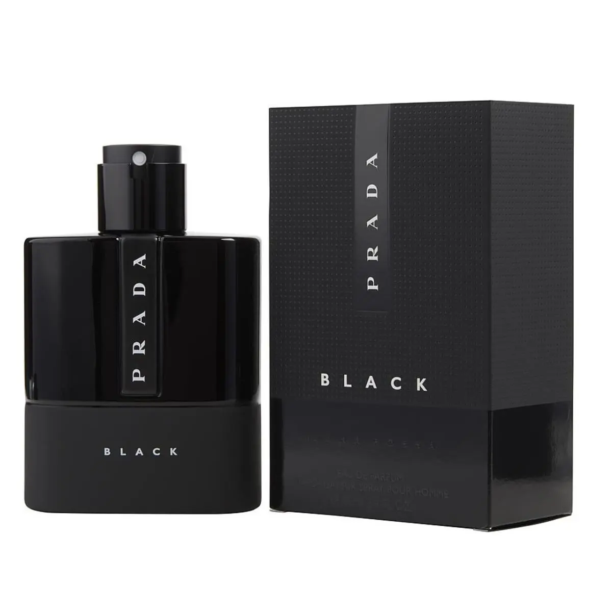 Luna Rossa Black by Prada Edp Spray For Men 3.3oz Box