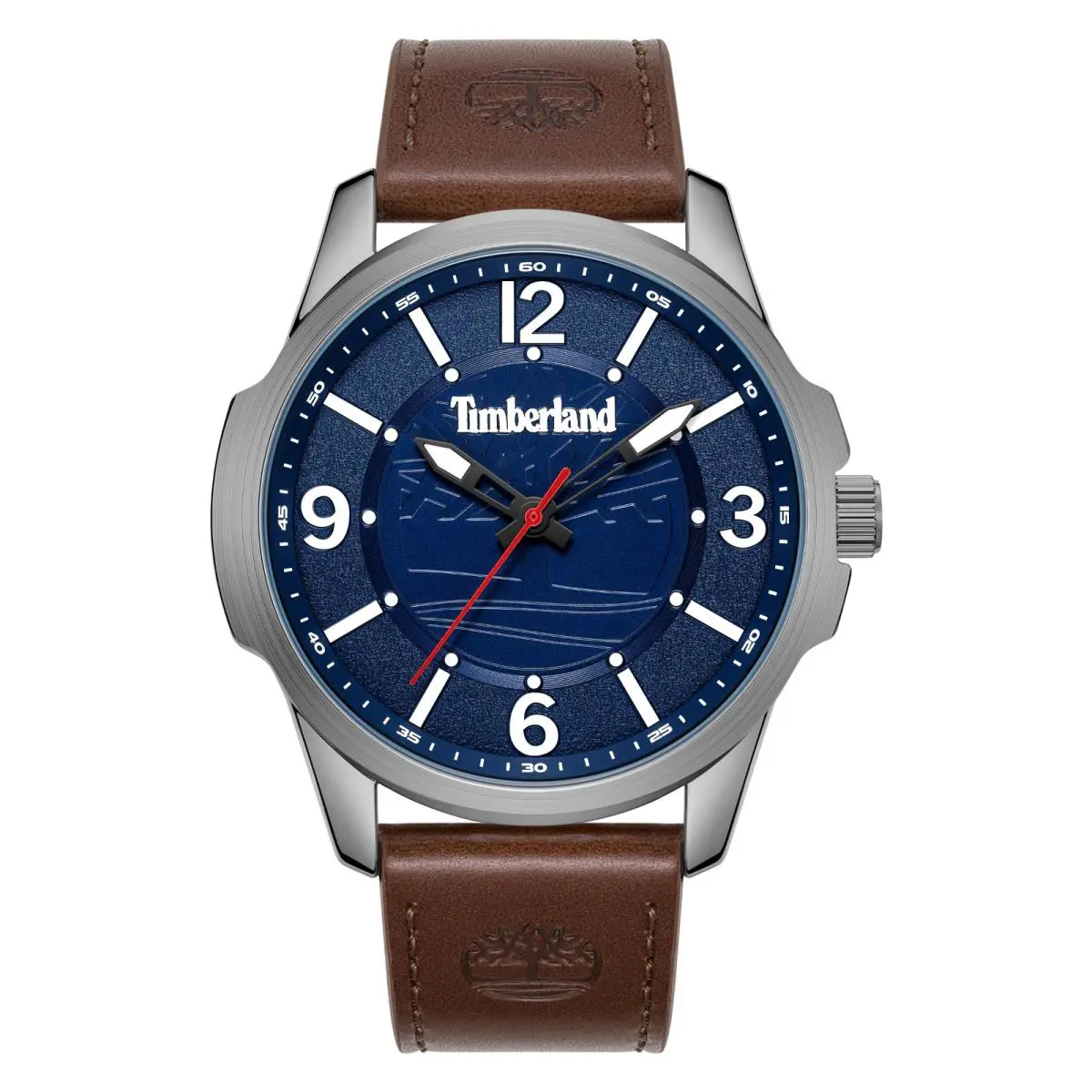 Timberland Men`s Analog Watch with Brown Leather Band TDWGA9009301