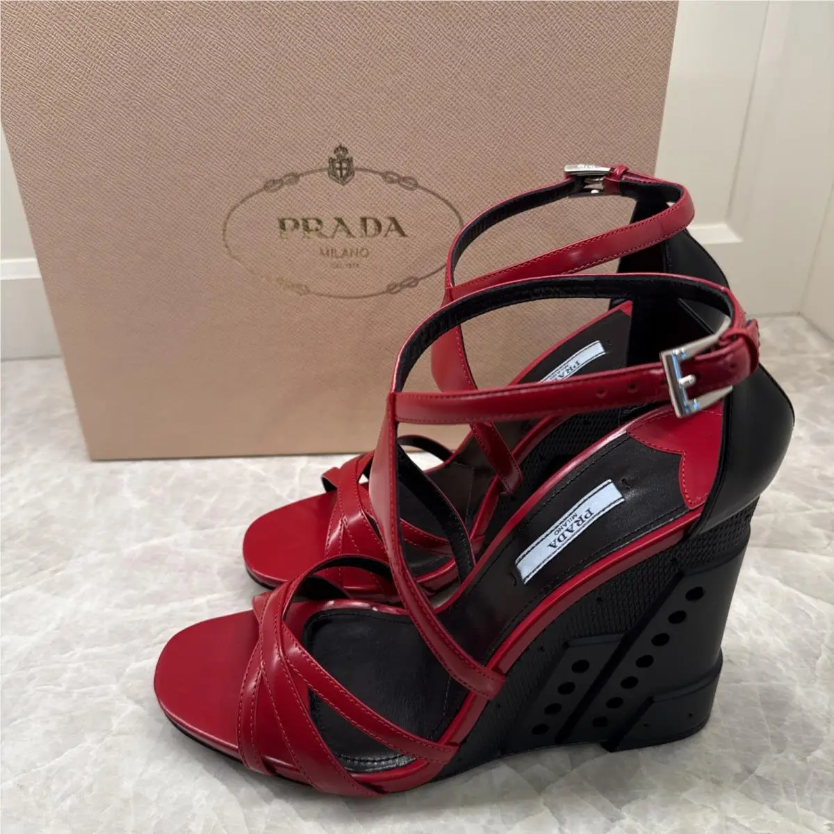 Prada shoes - Prada Robot - Robot - Red 3