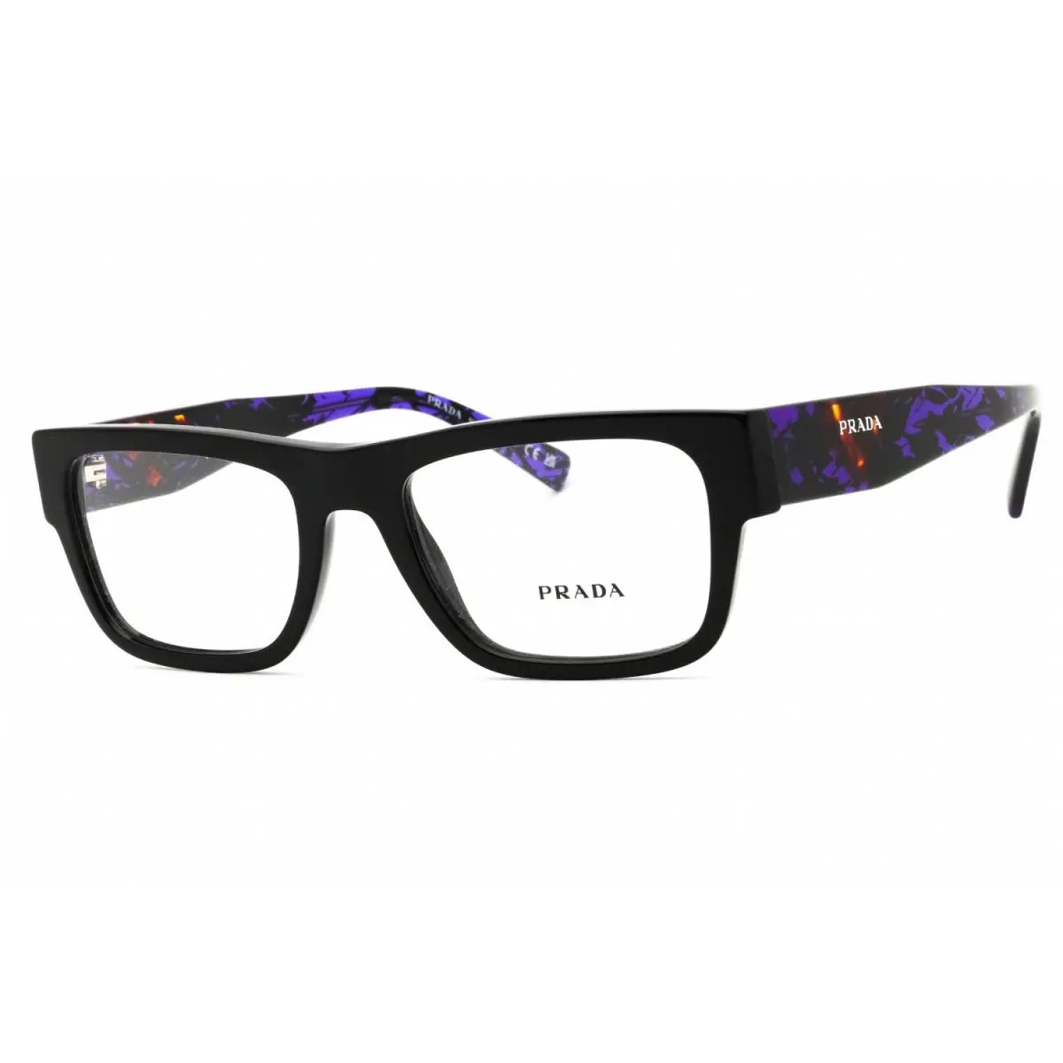 Prada PR15YV 19S1O1 52 Eyeglasses Size 52mm 19mm 145mm Black Men