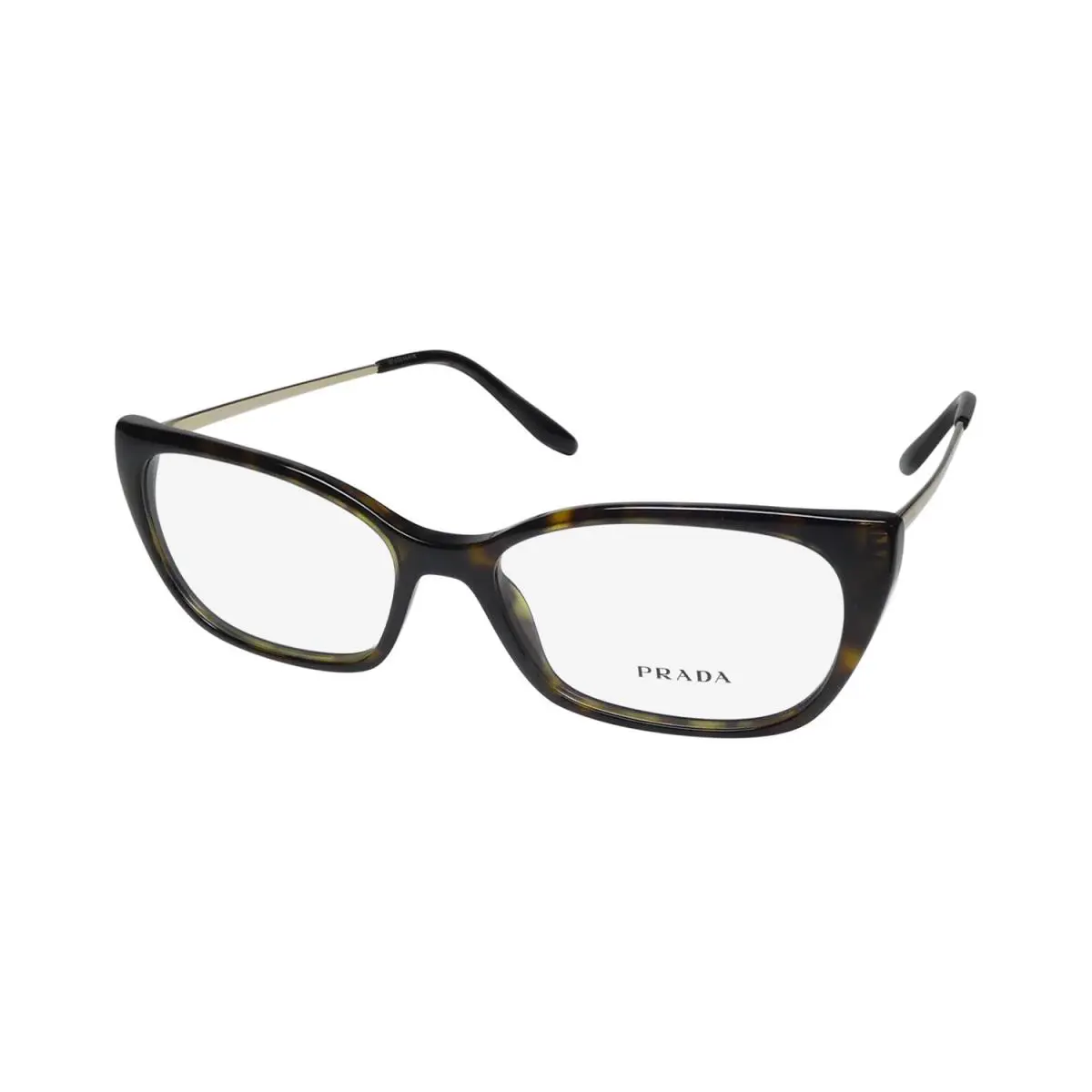 Prada VPR14X Glasses Italy Rectangular Tortoise 54-16-140 Plastic Womens
