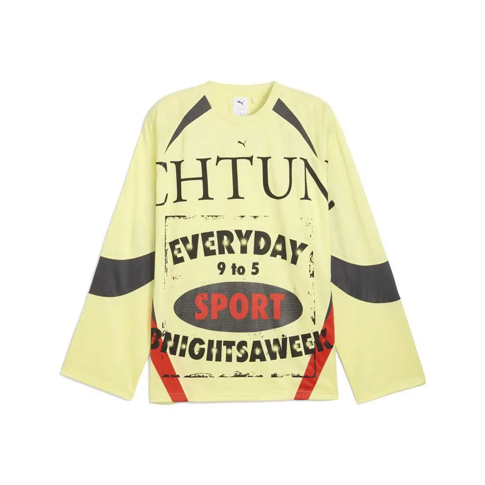 Puma Nine To Five Longsleeve Jersey Mens Yellow 63250435