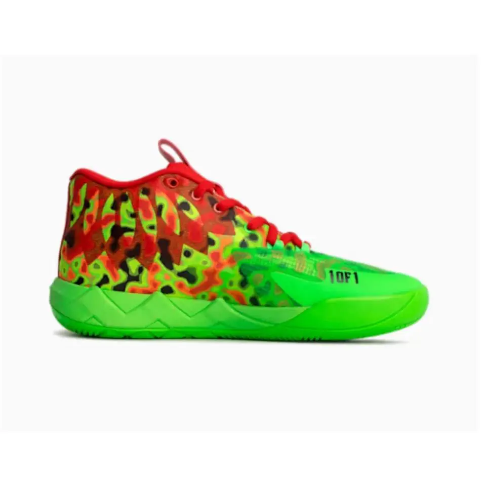 Puma shoes - PUMA MB 01 - 310508-01 - FLURO GREEN PES PUMA RED 0
